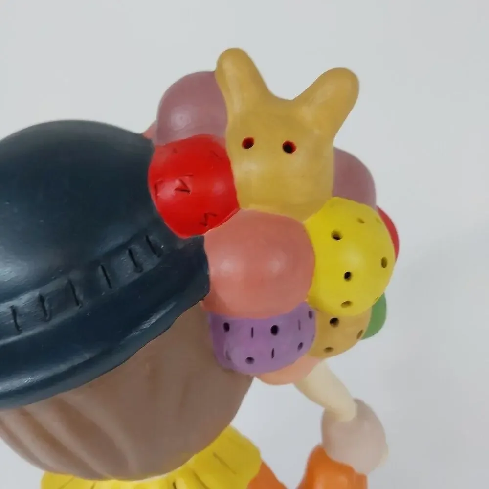 ceramic clown night light lamp light‎ up Works